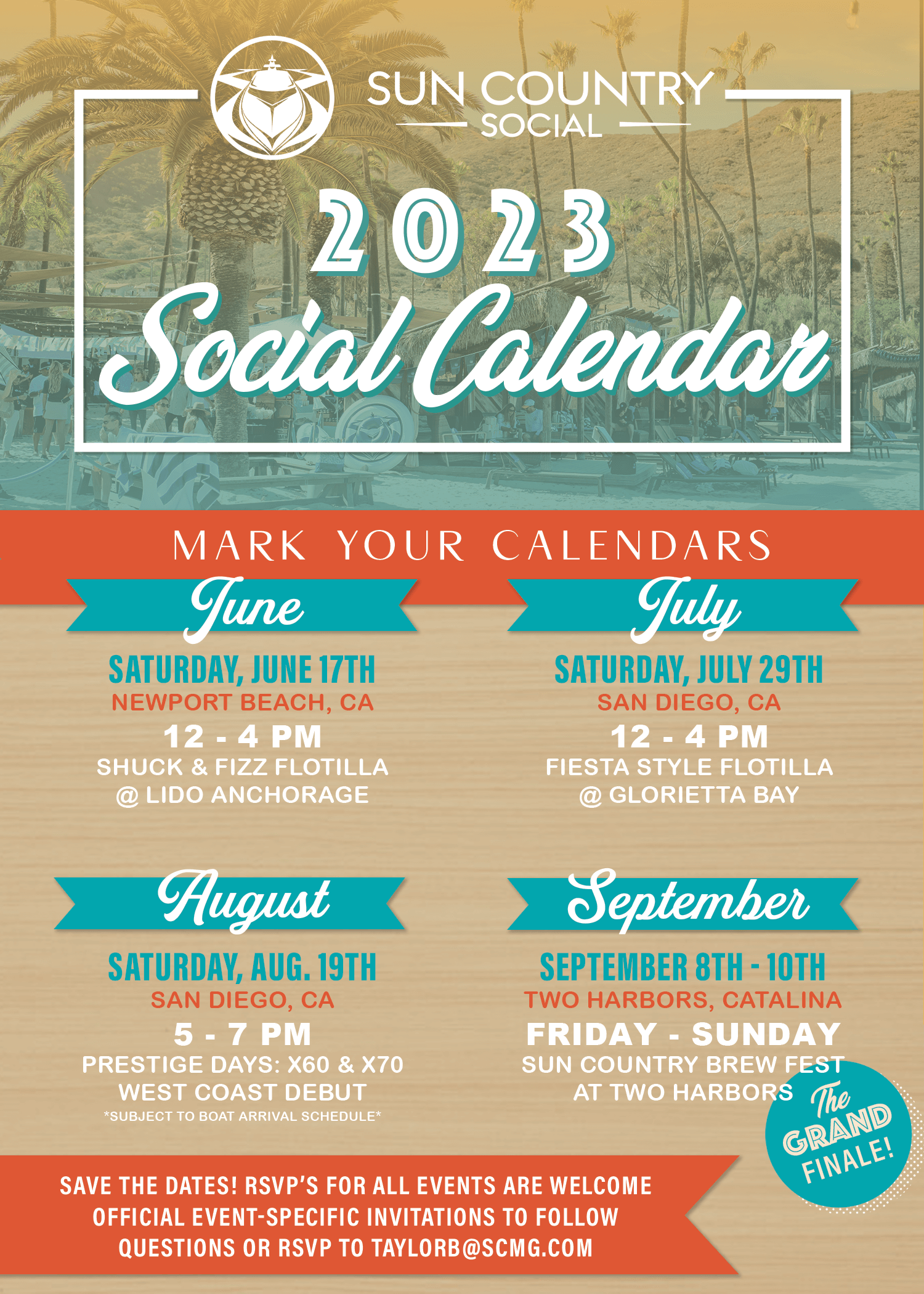 2023 Social Calendar